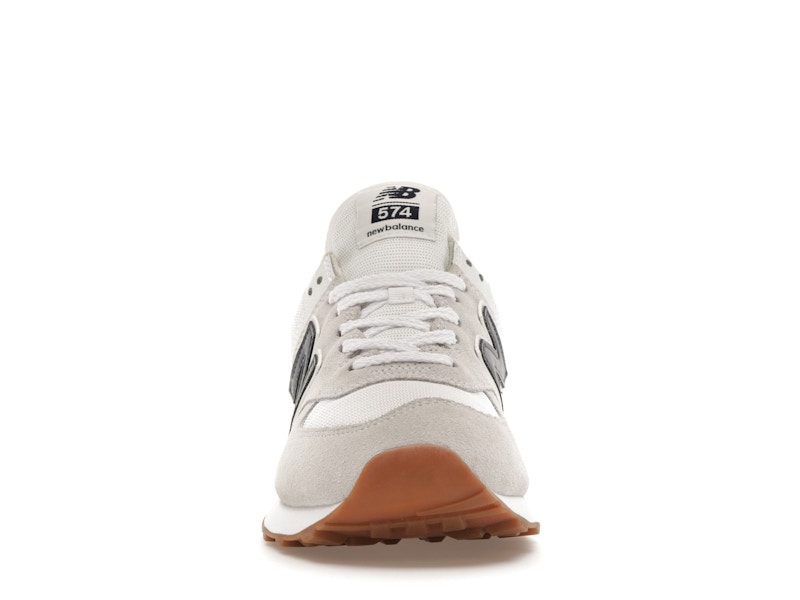 New Balance 574 White Navy Gum