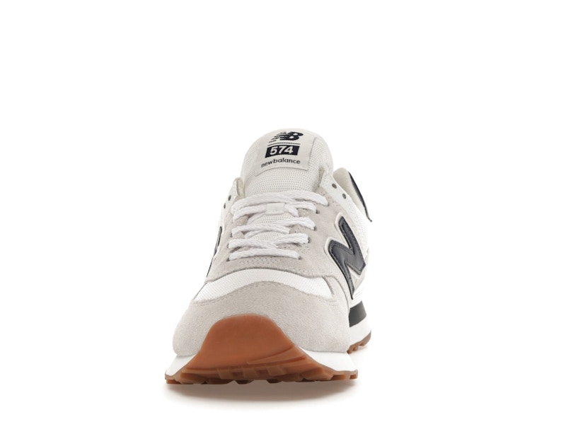 New Balance 574 White Navy Gum