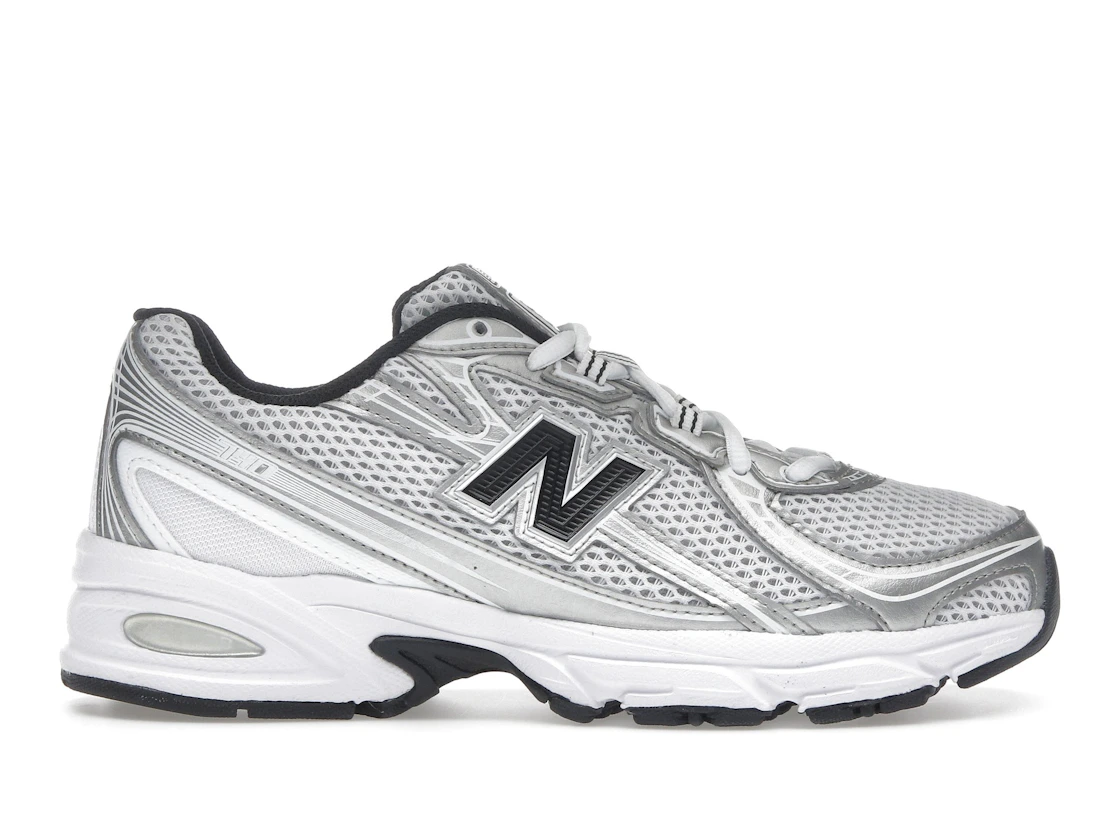 New Balance 740 White Silver Metallic Navy