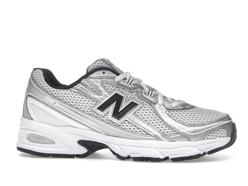 New Balance 740 White Silver Metallic Navy