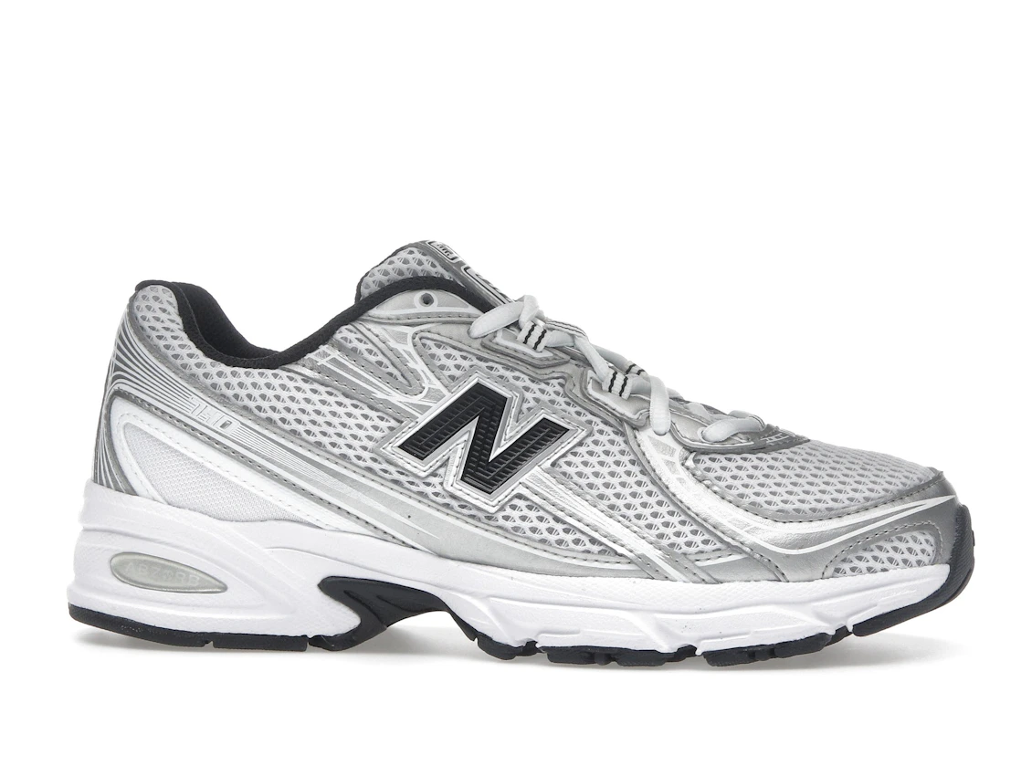 New Balance 740 White Silver Metallic Navy