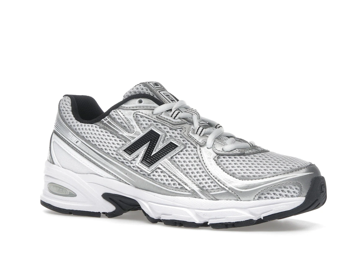 New Balance 740 White Silver Metallic Navy