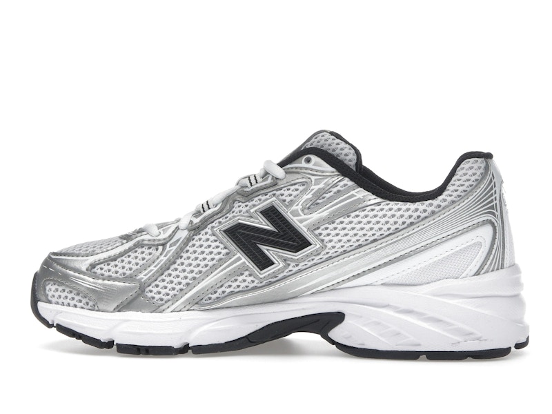 New Balance 740 White Silver Metallic Navy
