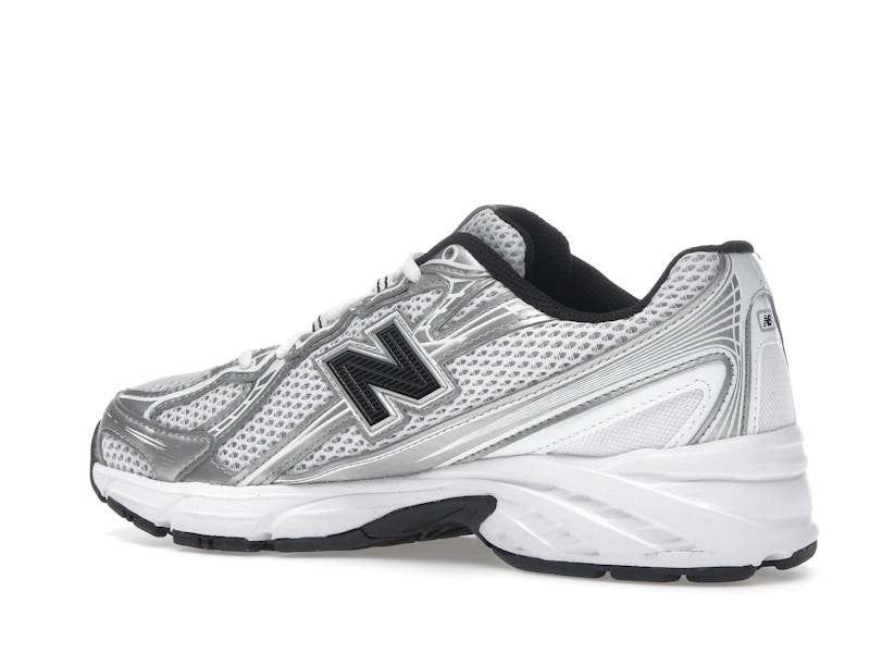 New Balance 740 White Silver Metallic Navy