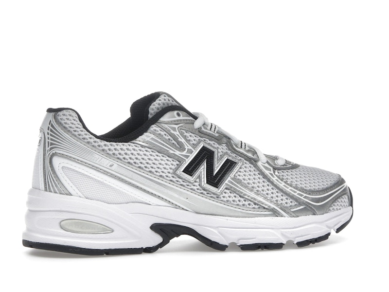 New Balance 740 White Silver Metallic Navy
