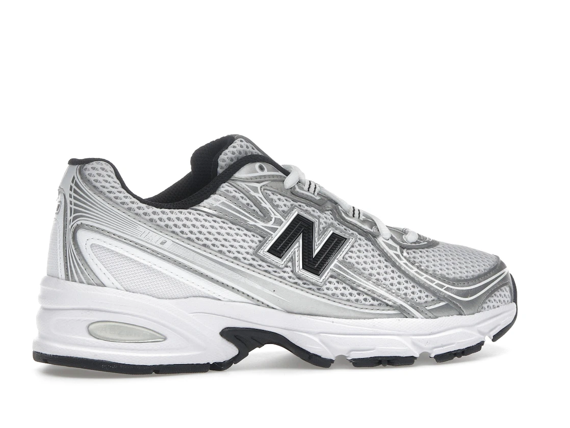 New Balance 740 White Silver Metallic Navy
