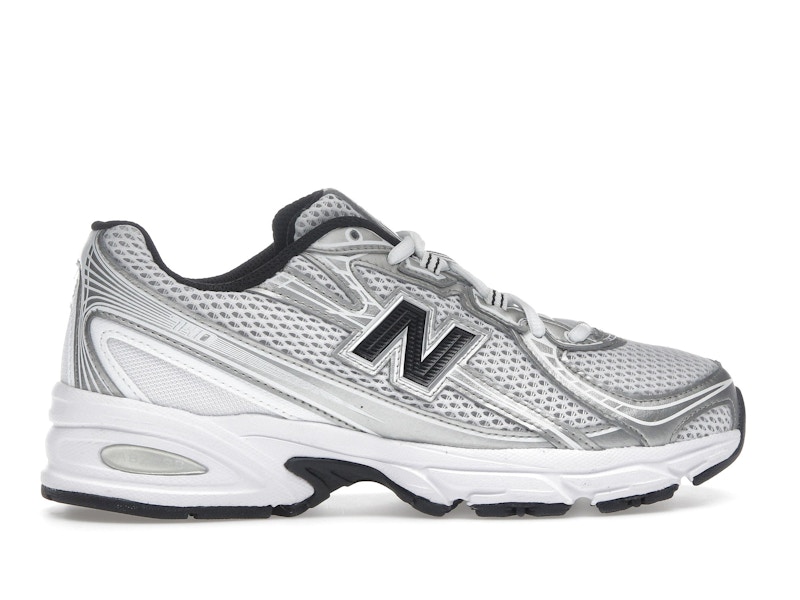 New Balance 740 White Silver Metallic Navy