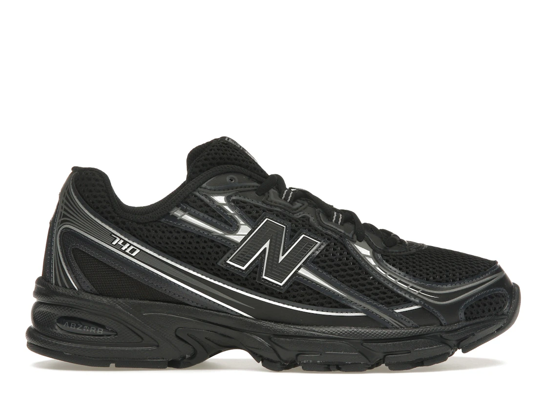 New Balance 740v2 Black Grey Silver