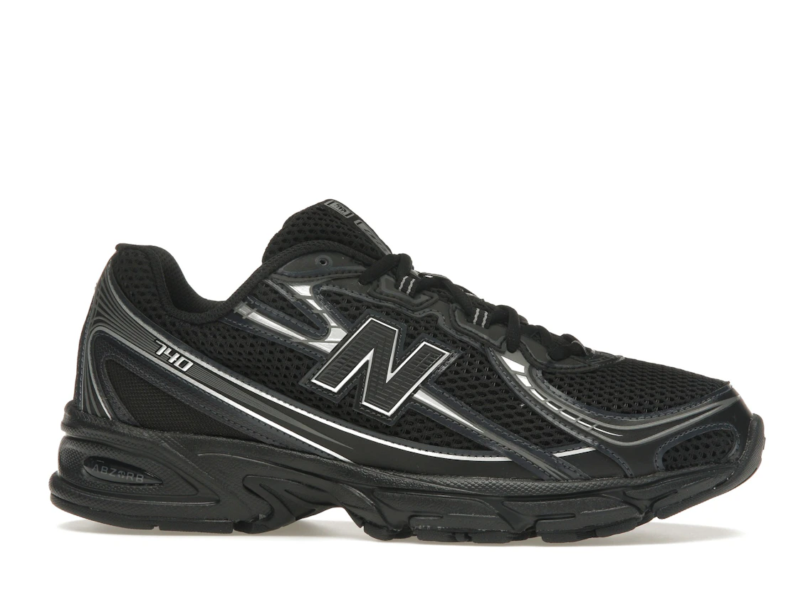 New Balance 740v2 Black Grey Silver