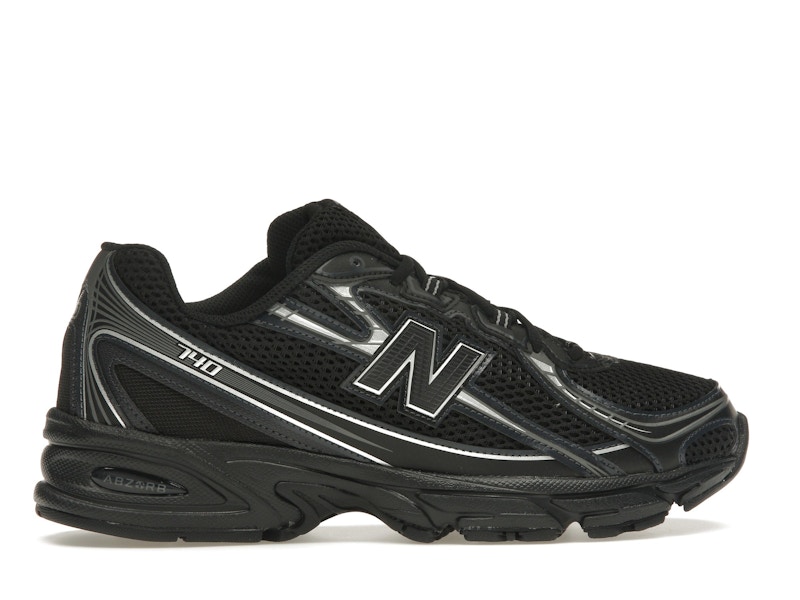 New Balance 740v2 Black Grey Silver