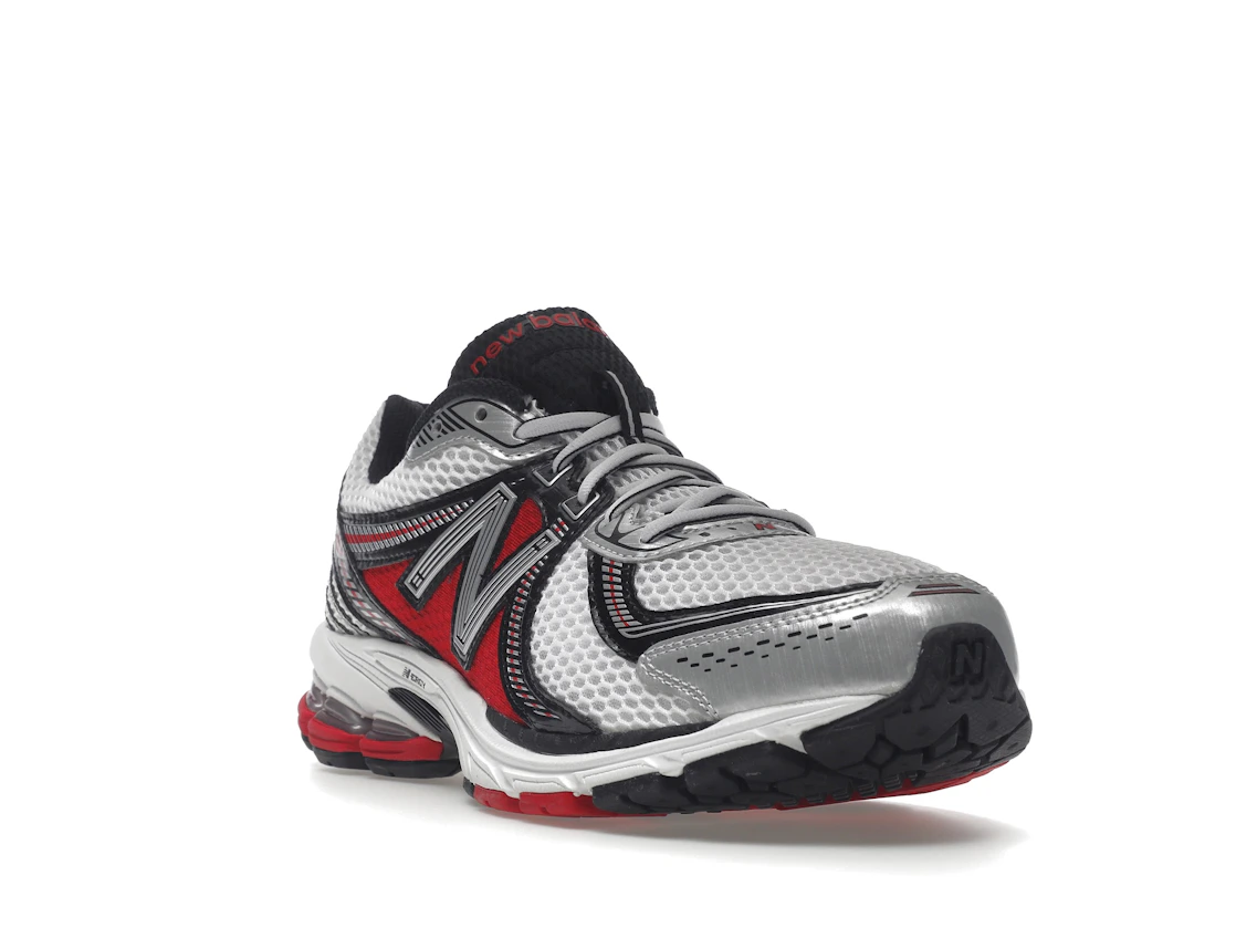 New Balance 860v2 White Silver Red