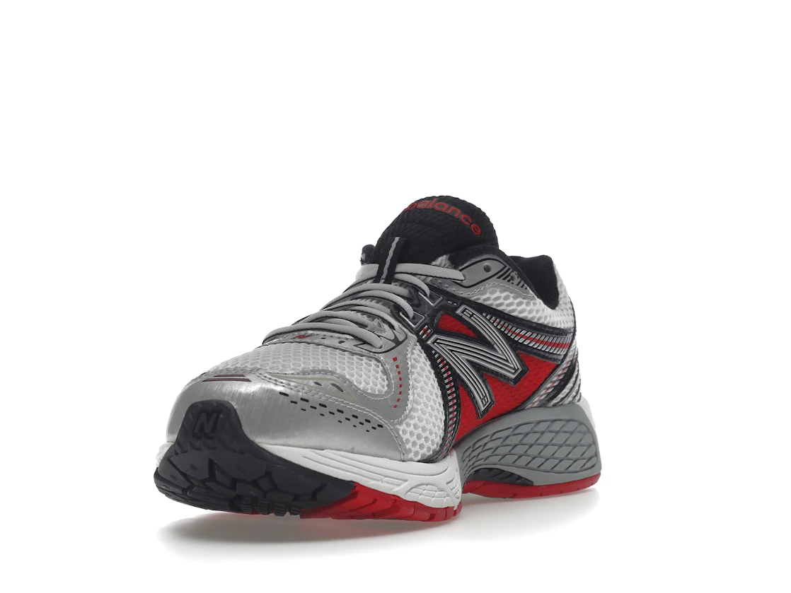 New Balance 860v2 White Silver Red