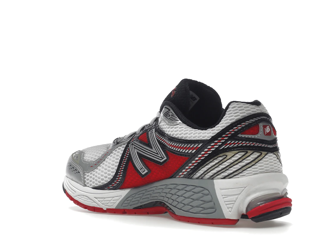 New Balance 860v2 White Silver Red