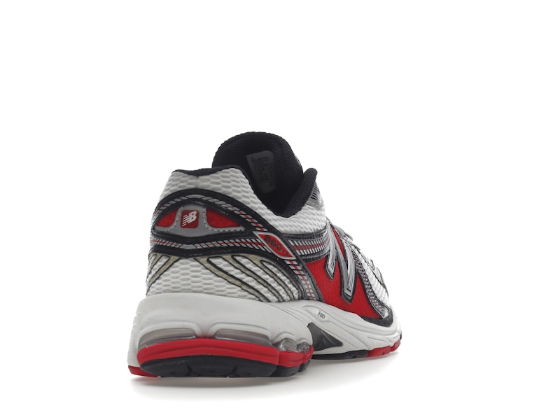 New Balance 860v2 White Silver Red