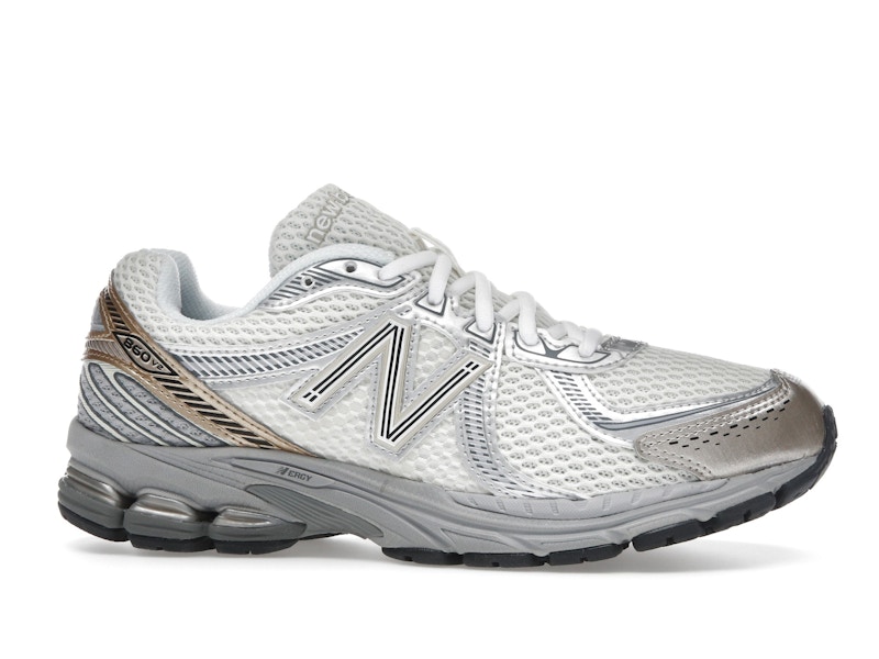 New Balance 860v2 Sea Salt Gold Metallic