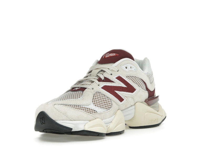 New Balance 9060 Linen Burgundy