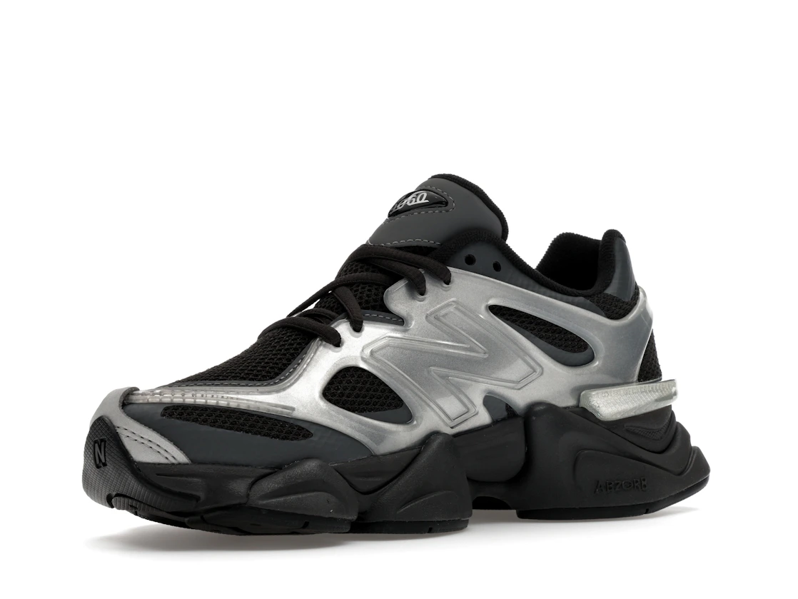 New Balance 9060 X Silver Metallic Black Cement