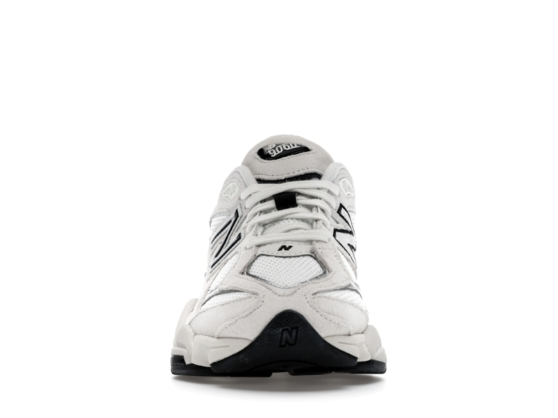 New Balance 9060 White Black Metallic Silver