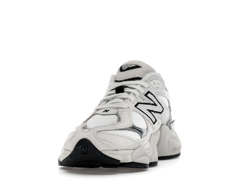 New Balance 9060 White Black Metallic Silver