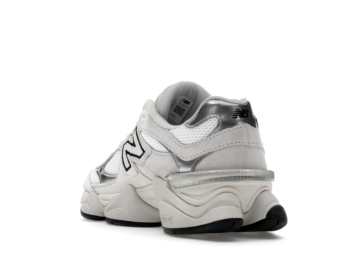New Balance 9060 White Black Metallic Silver