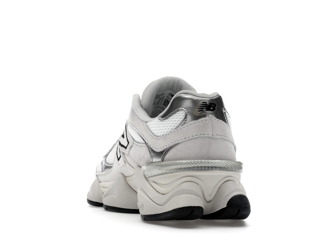 New Balance 9060 White Black Metallic Silver
