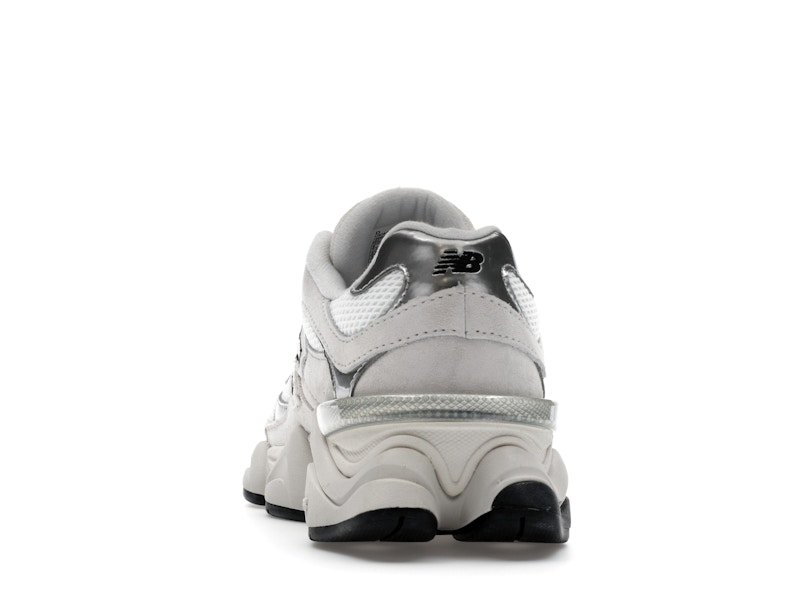 New Balance 9060 White Black Metallic Silver