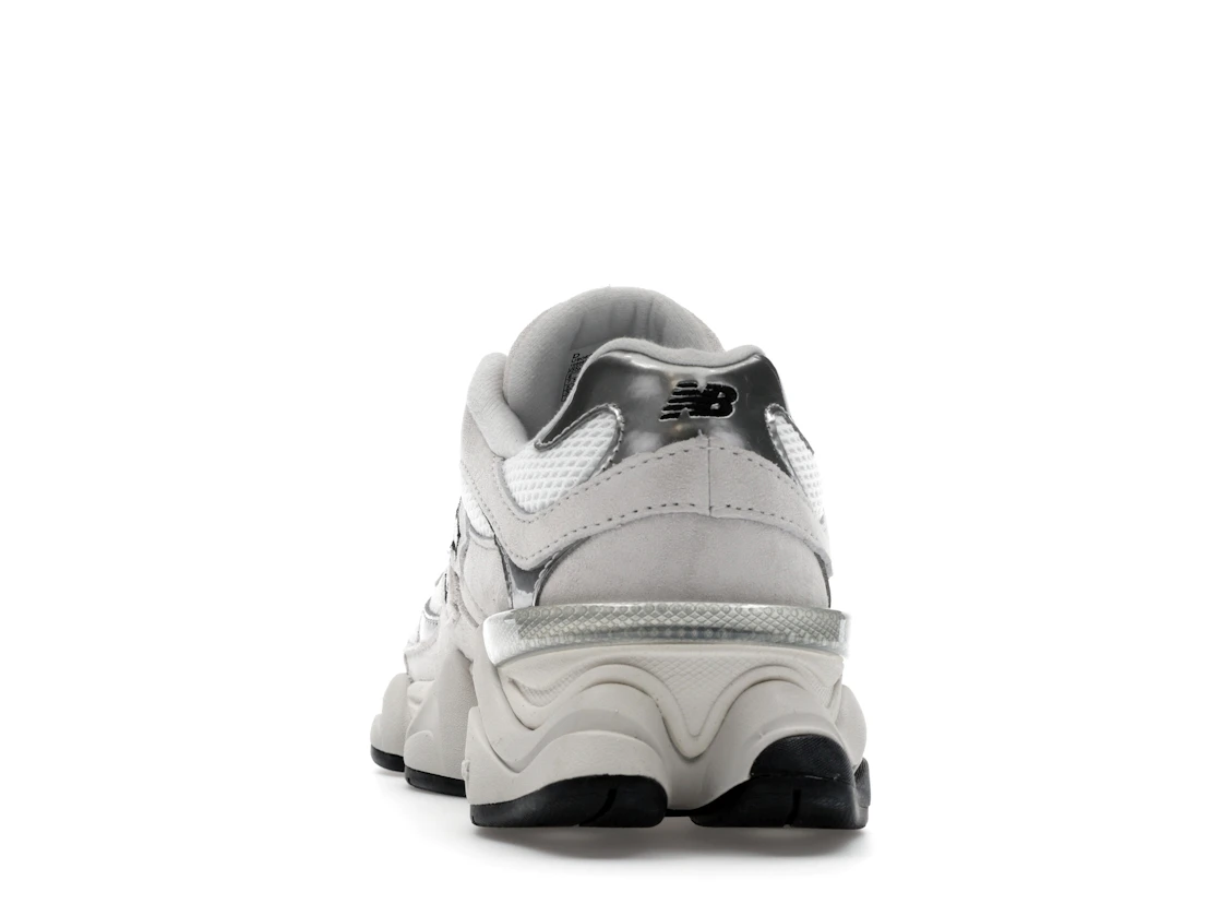 New Balance 9060 White Black Metallic Silver