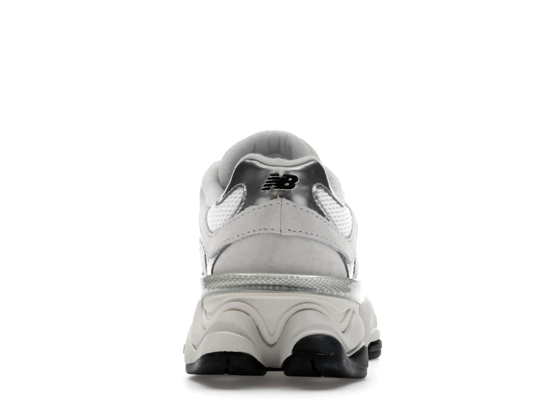 New Balance 9060 White Black Metallic Silver
