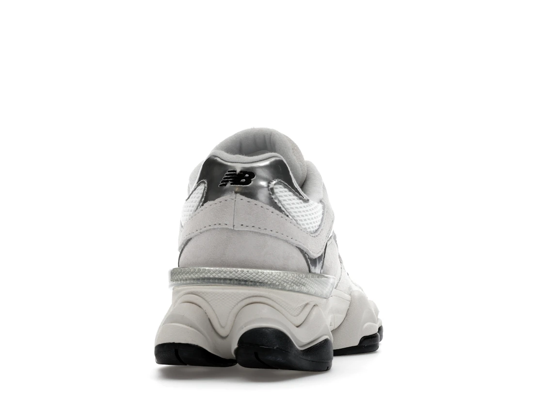 New Balance 9060 White Black Metallic Silver