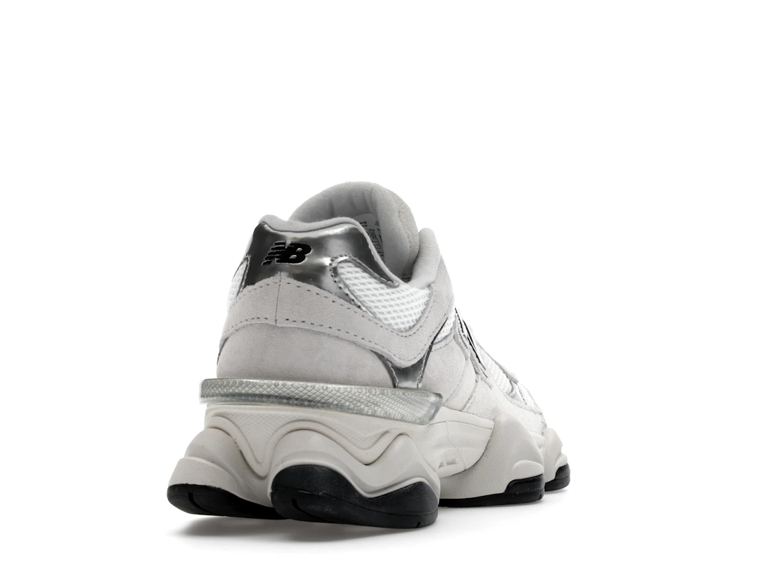 New Balance 9060 White Black Metallic Silver