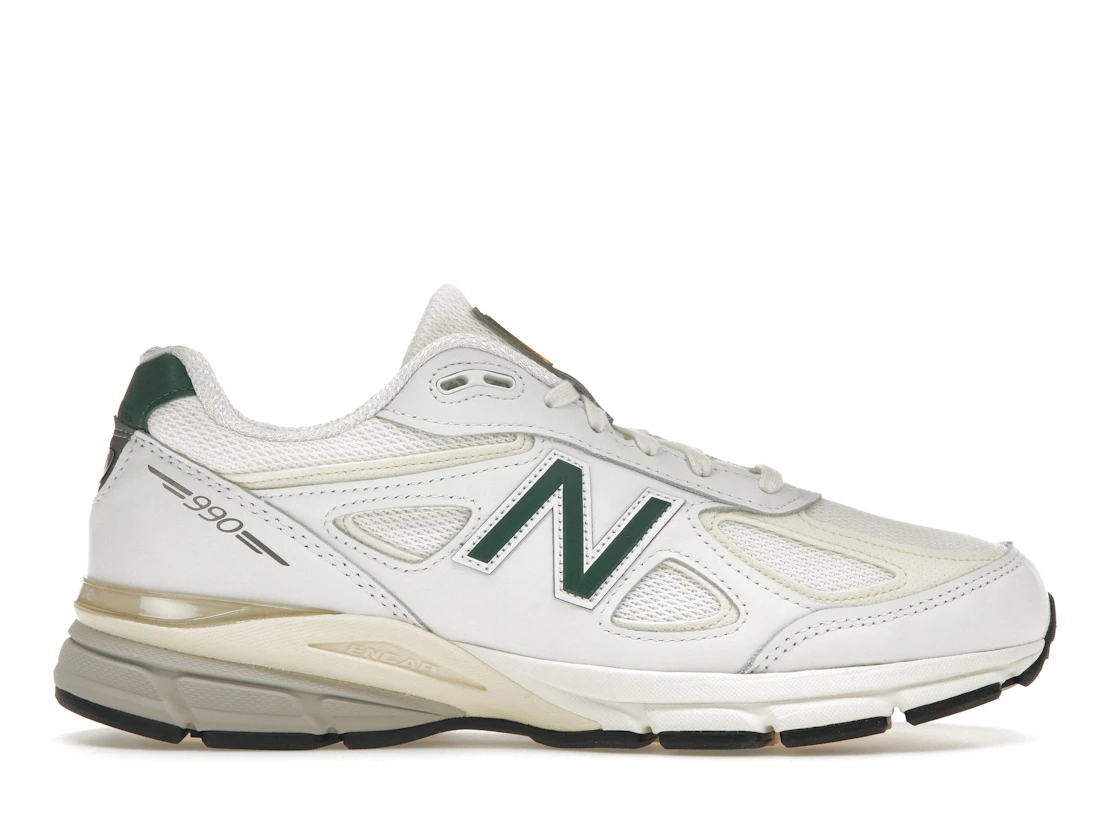 New Balance 990v4 MiUSA White Green