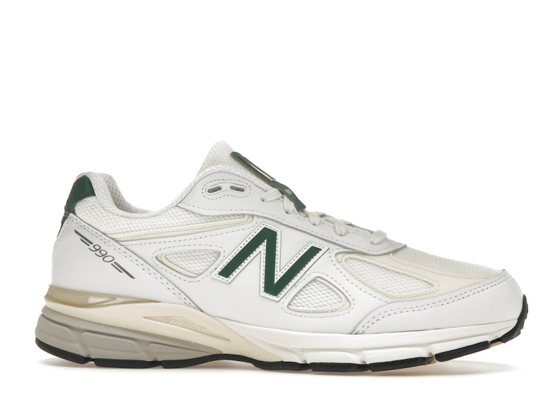 New Balance 990v4 MiUSA White Green