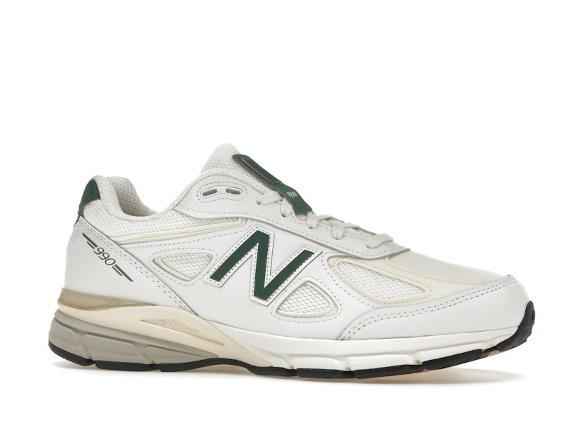 New Balance 990v4 MiUSA White Green
