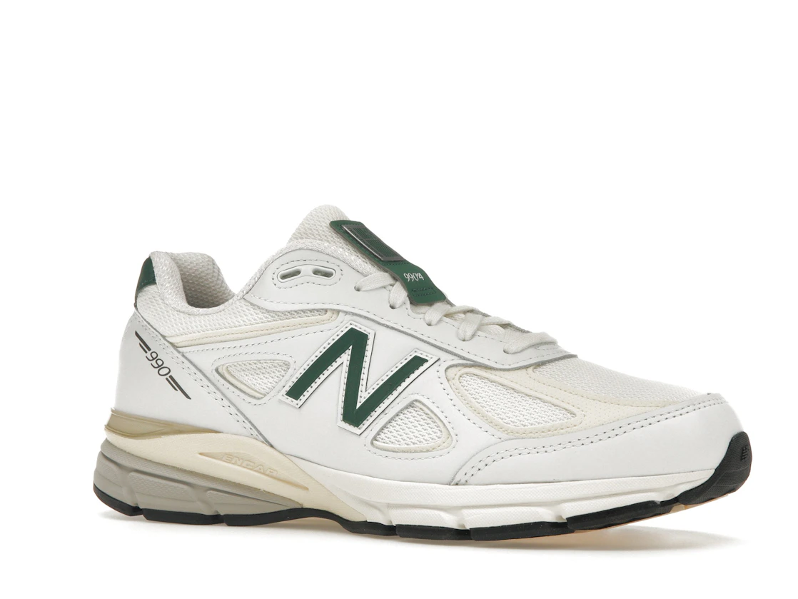 New Balance 990v4 MiUSA White Green