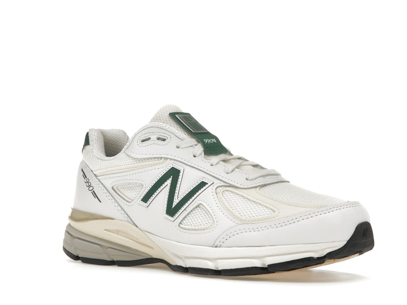 New Balance 990v4 MiUSA White Green
