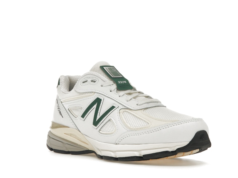 New Balance 990v4 MiUSA White Green