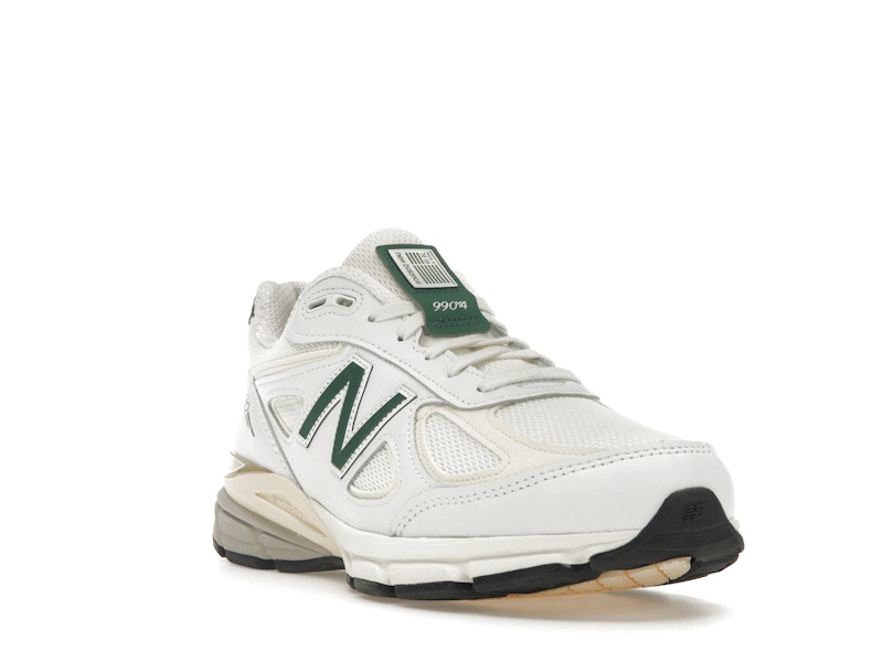 New Balance 990v4 MiUSA White Green