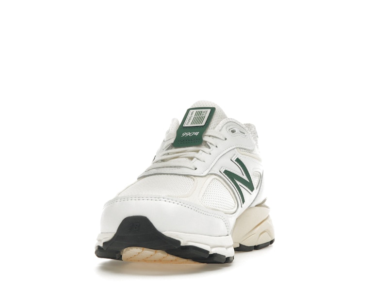 New Balance 990v4 MiUSA White Green