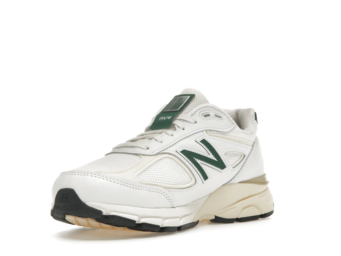 New Balance 990v4 MiUSA White Green