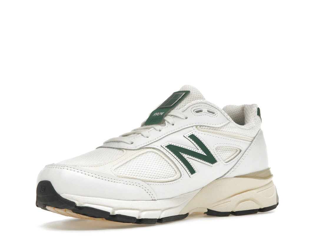 New Balance 990v4 MiUSA White Green