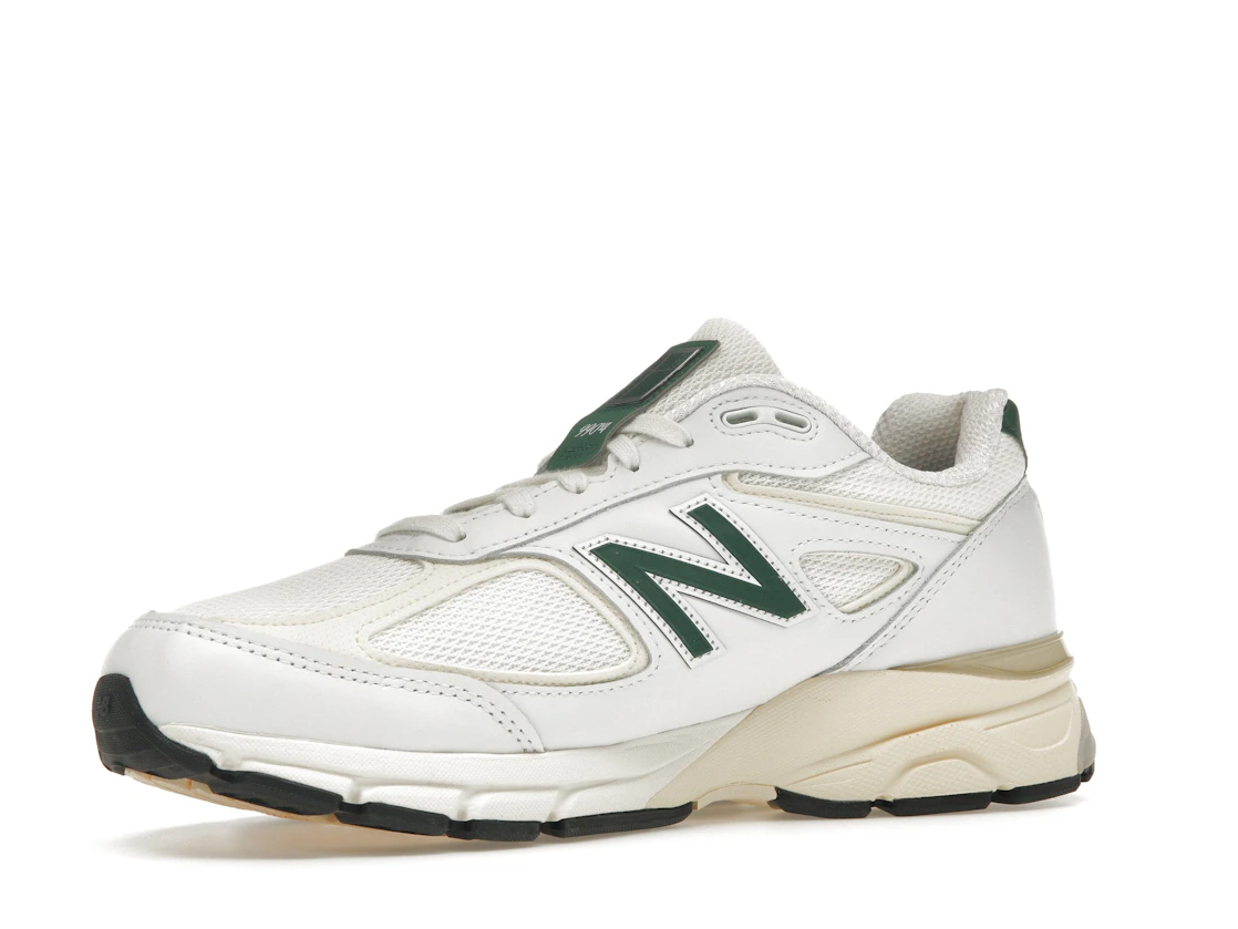 New Balance 990v4 MiUSA White Green
