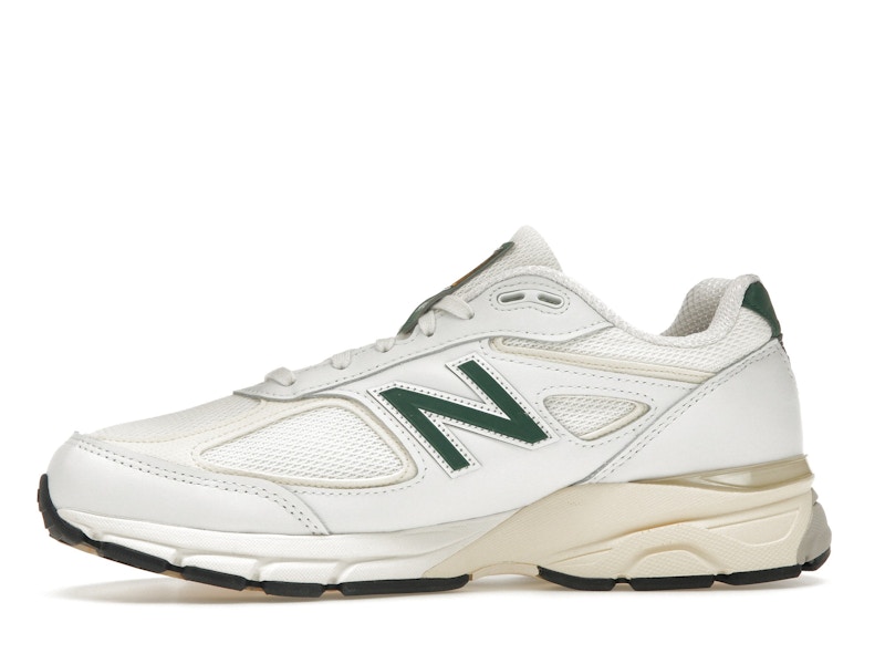 New Balance 990v4 MiUSA White Green