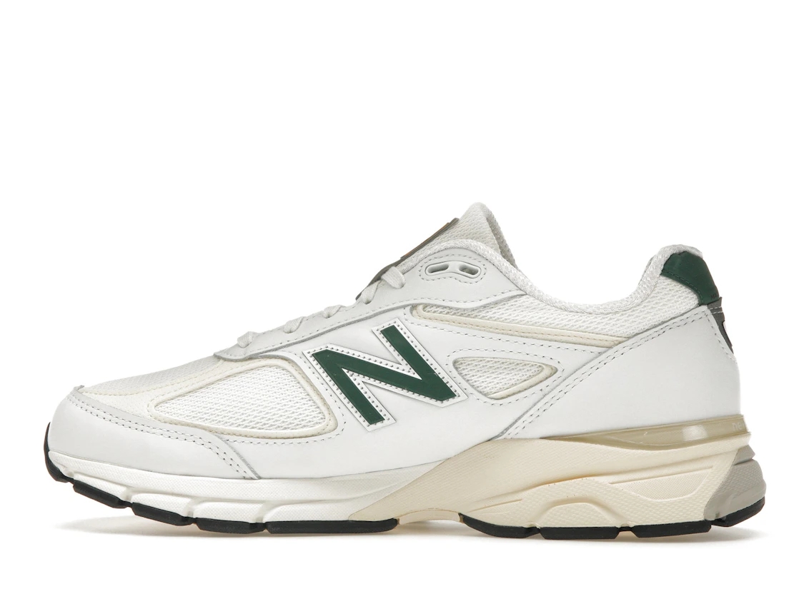 New Balance 990v4 MiUSA White Green