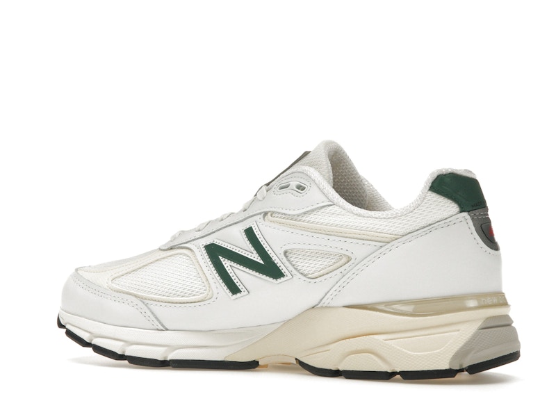 New Balance 990v4 MiUSA White Green