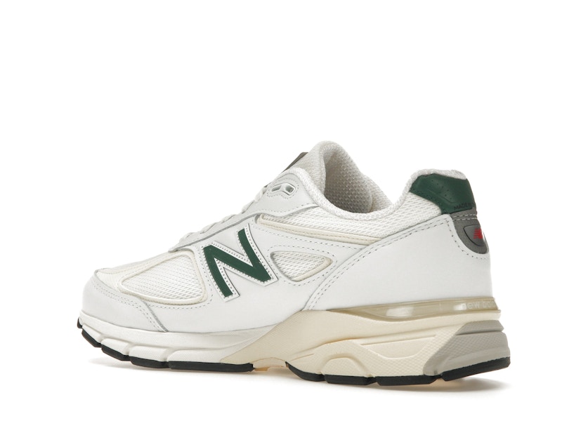 New Balance 990v4 MiUSA White Green