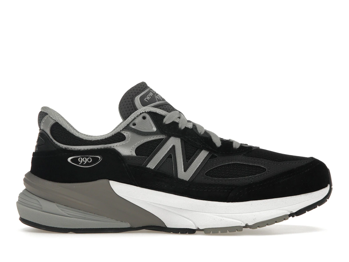 New Balance 990v6 MiUSA Black Grey White (Women's)