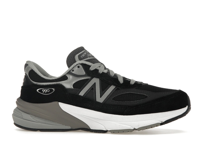 New Balance 990v6 MiUSA Black Grey White (Women's)