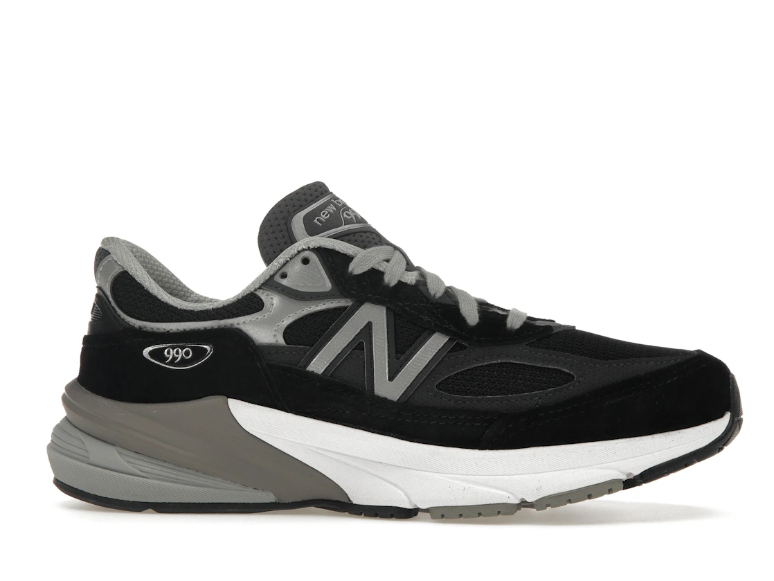 New Balance 990v6 MiUSA Black Grey White (Women's)