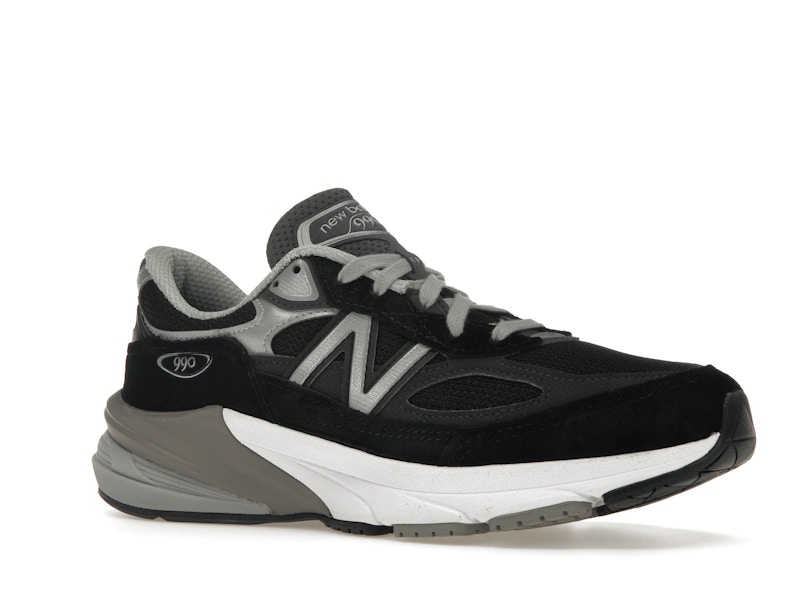 New Balance 990v6 MiUSA Black Grey White (Women's)