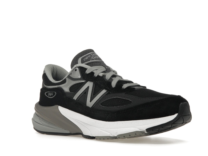 New Balance 990v6 MiUSA Black Grey White (Women's)